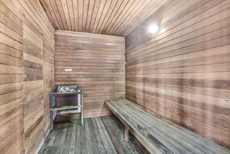 Sauna for relaxing!