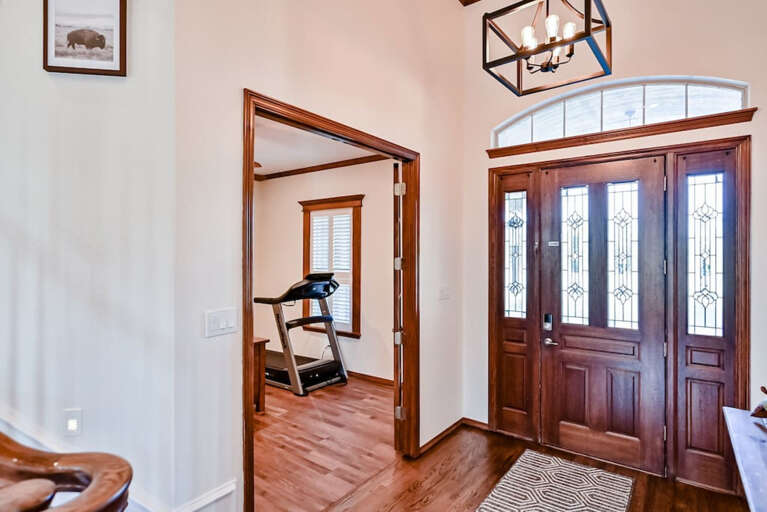 Entryway from inside home