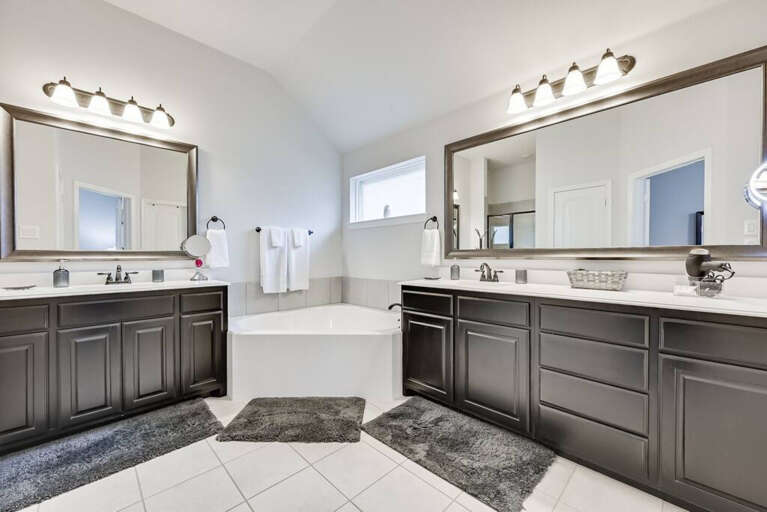 Master Bathroom includes a dual-person tub