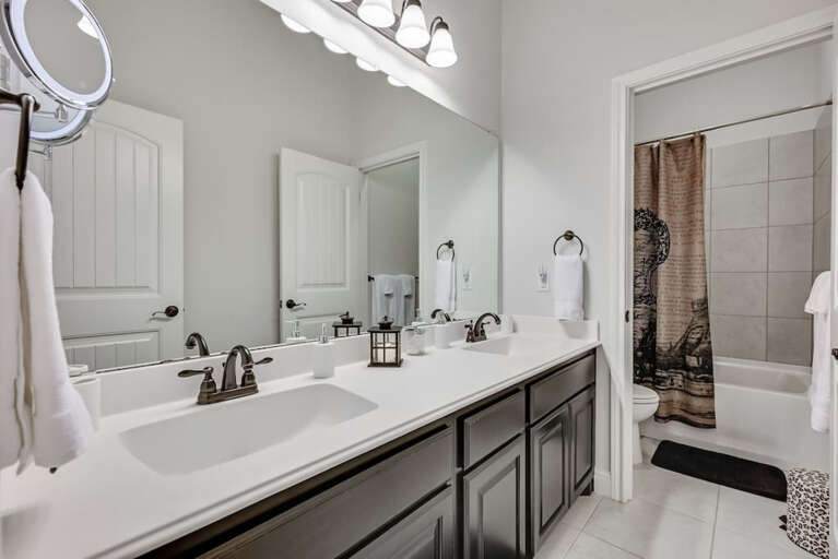 Large second bathroom