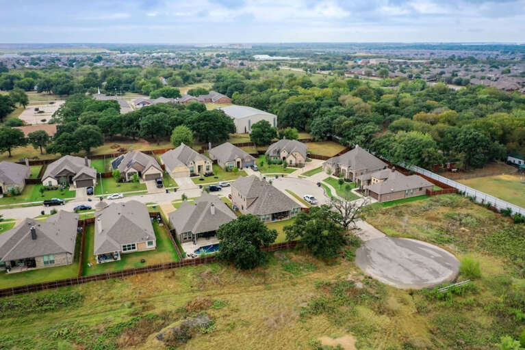 No neighbors on the back side of the home