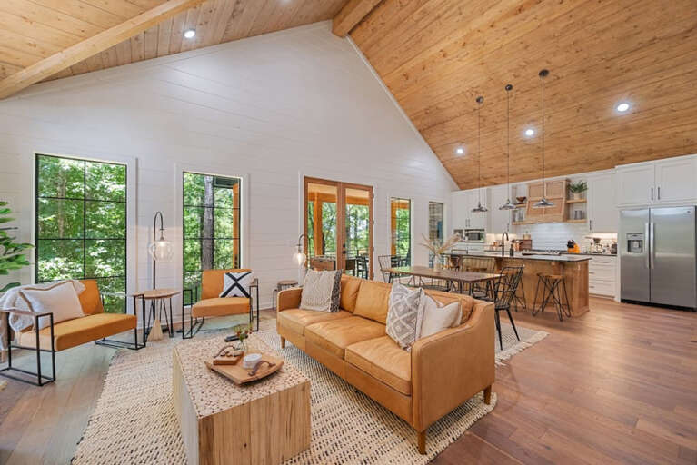 Rustic-Modern Style throughout the Cabin