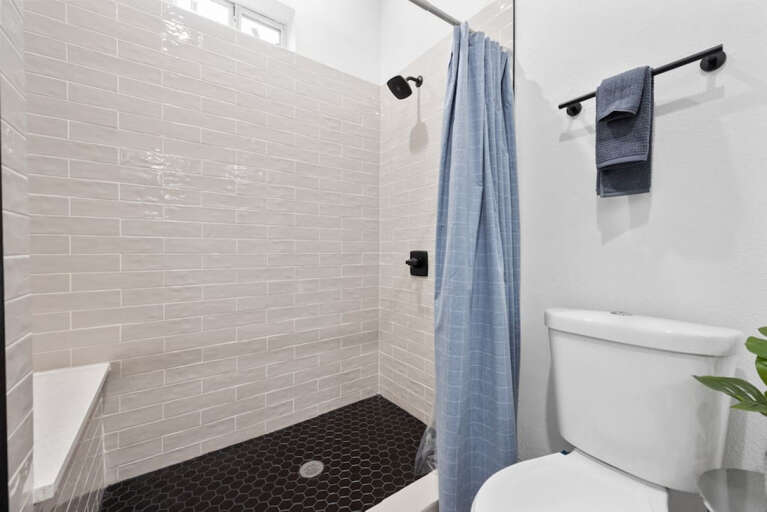 Large stand-up shower