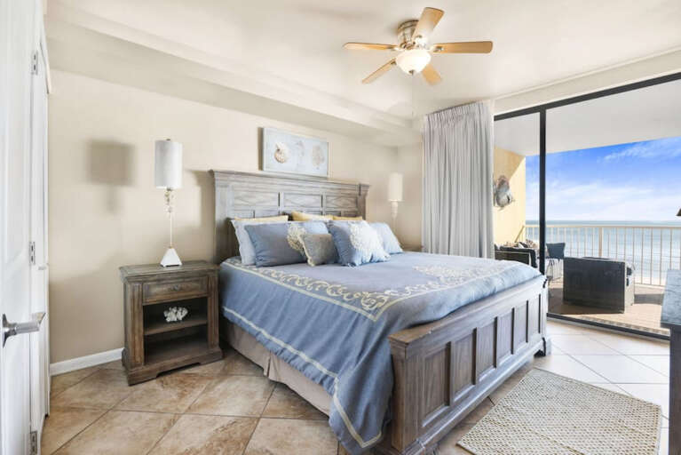 Master Bedroom with balcony door, En-Suite Bathroom, Closets, TV, and Ocean views Master Bedroom with balcony door, En-Suite Bathroom, Closets, TV, and Ocean views