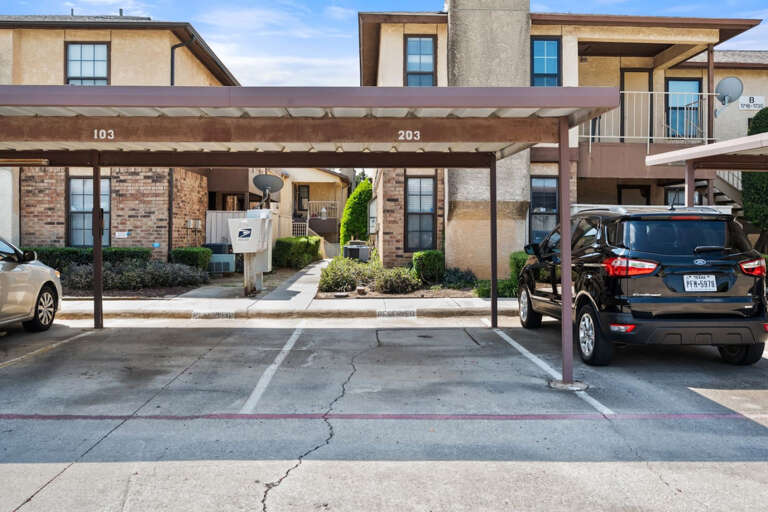 Assigned Parking space for guests, directly in front of walkway to condo