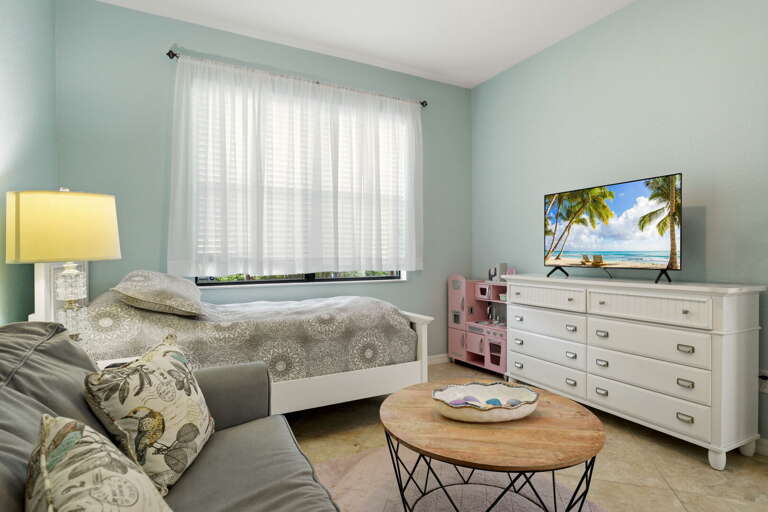 Flexible bonus space with its own TV and seating.