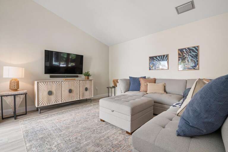 Sink into the sectional after your beach day and let the group spread out without anyone fighting for space.