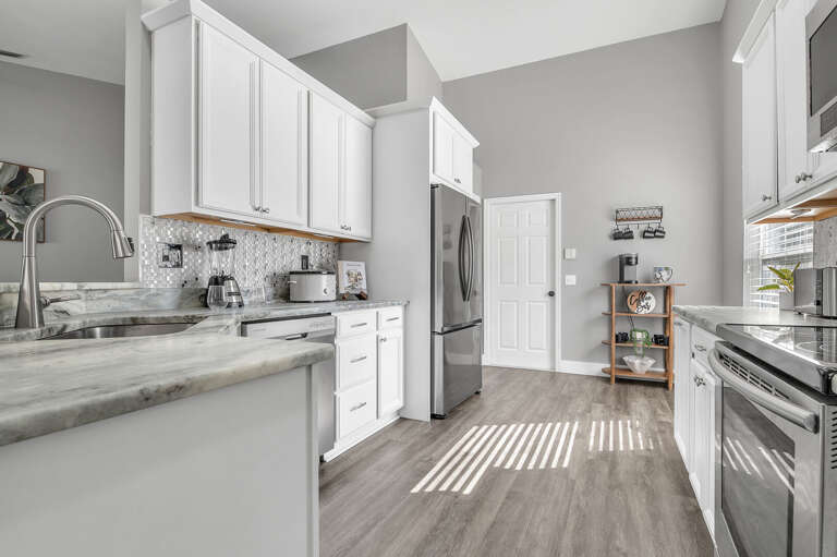 Cook a real meal here — the kitchen is fully loaded with everything you need, so eating in is actually worth it.