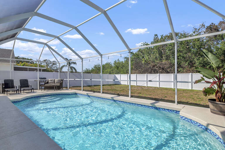 Fire up the grill, then cool off with a swim — your pool is literally steps from the BBQ, which means dinner and a dip aren't mutually exclusive.