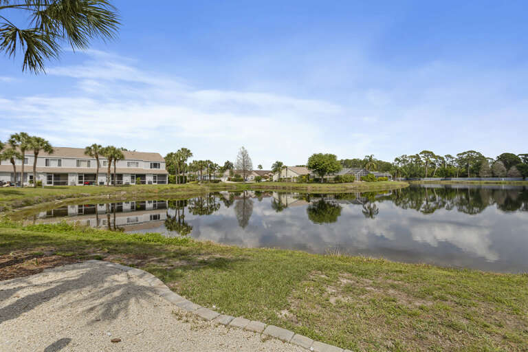 Sip your morning coffee and watch the pond go mirror-still — this is what quiet looks like.