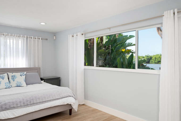 Master Bedroom with view of the Bay!