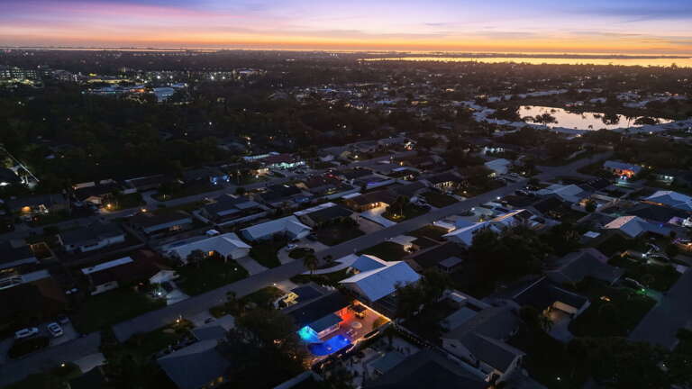 Florida nights are unforgettable! Twinkling neighborhood lights and nearby waterways make this the perfect home base for your getaway.