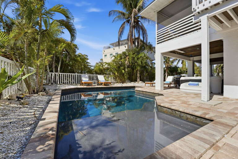 Spend the afternoon between the pool and the hot tub — the whole resort setup stays private, just for your group.