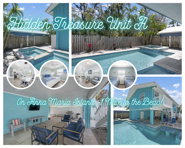 Take a quick look at everything waiting — pool, interior, and the teal exterior before you scroll through the full gallery.