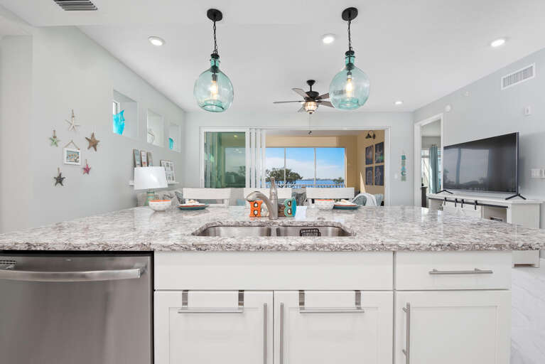 Your condo sits directly on the inter-coastal — water access and bay views are part of every day here.