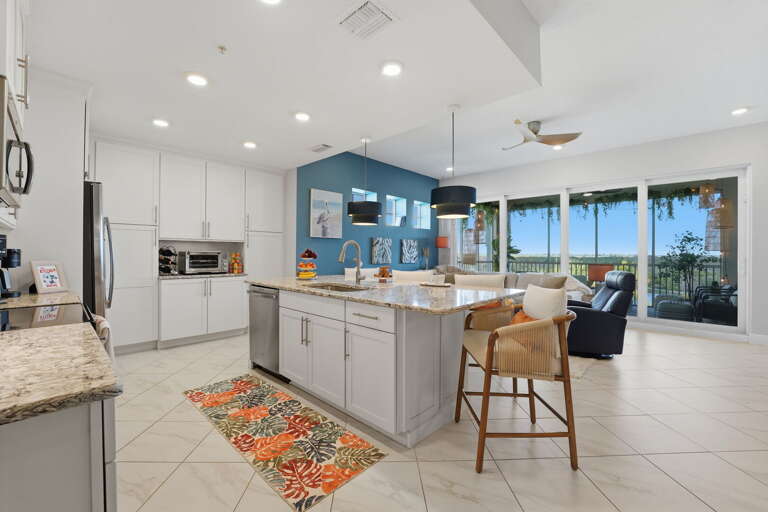 Pull out the groceries and get to work — the counters and appliances here are the real thing, not the kind where you are hunting for a can opener.