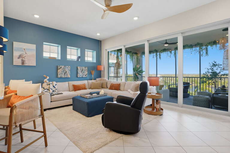 Settle into the living space and let the coastal decor remind you that you are nowhere near home — in the best possible way.