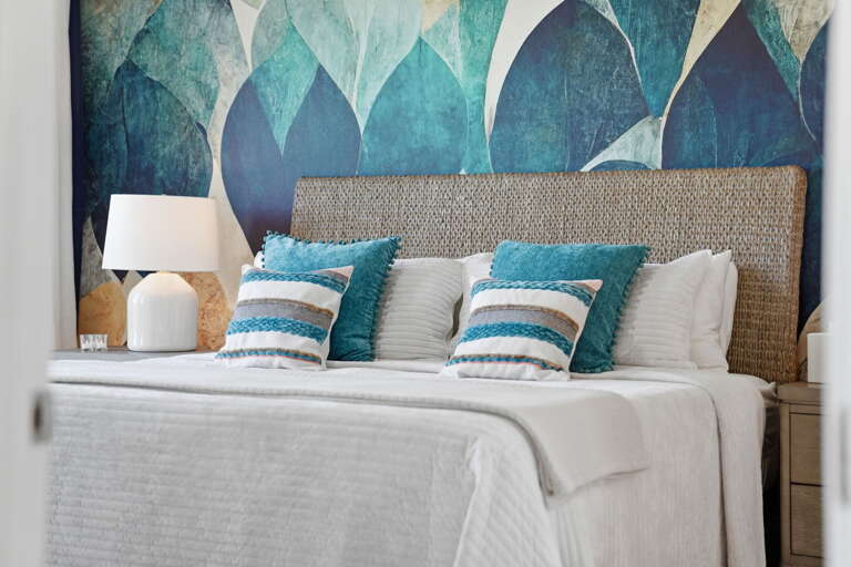 Sink into the primary king and feel the whole week shift — the room was designed around the kind of sleep you actually came here for.