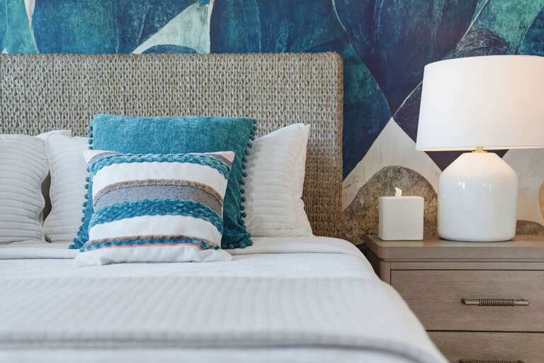 Walk through and find the bedroom that fits your vibe for the week — each room in this penthouse was styled with the same level of care.