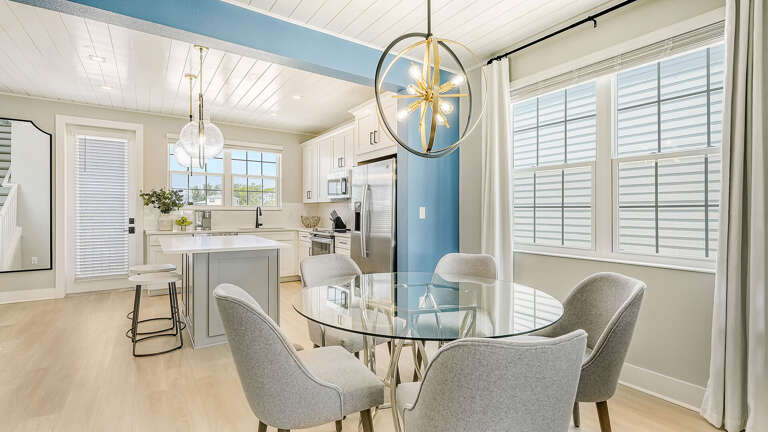Gather your whole crew around the table for a real sit-down dinner, no paper plates required.