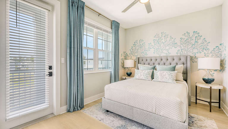 Sink into the queen bed knowing your private balcony and ensuite are just steps away — no hallway shuffle, no waiting your turn.