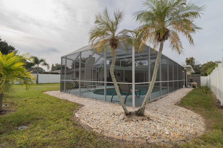 Backyard view