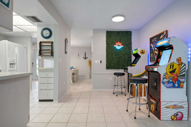 Step up to Pac-Man or challenge someone to a round of Golden Tee — fair warning, no one leaves willingly.