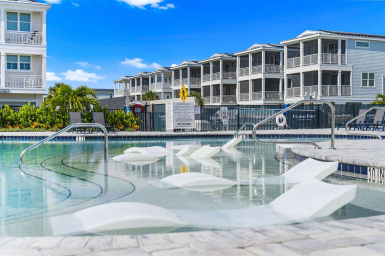 Community Pool with pool chairs, the perfect place to relax