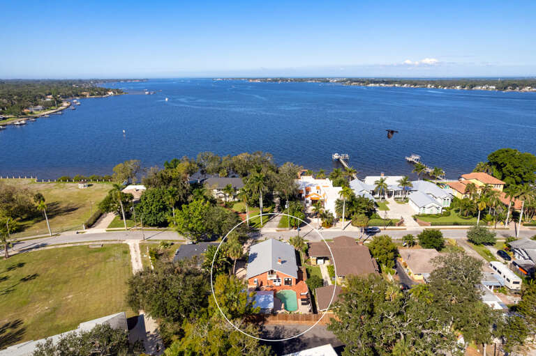 Explore the whole Gulf Coast side of Florida from here — wide river, blue sky, and this house as your anchor point for all of it.
