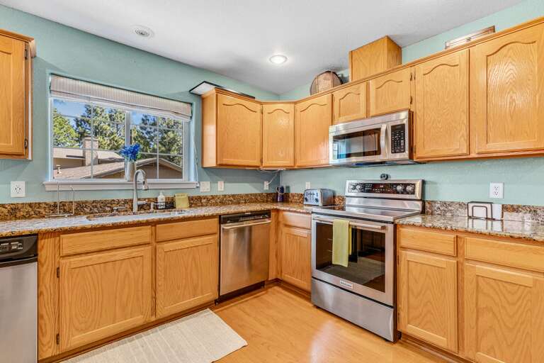 Everything necessary to cook and serve most meals Everything necessary to cook and serve most meals