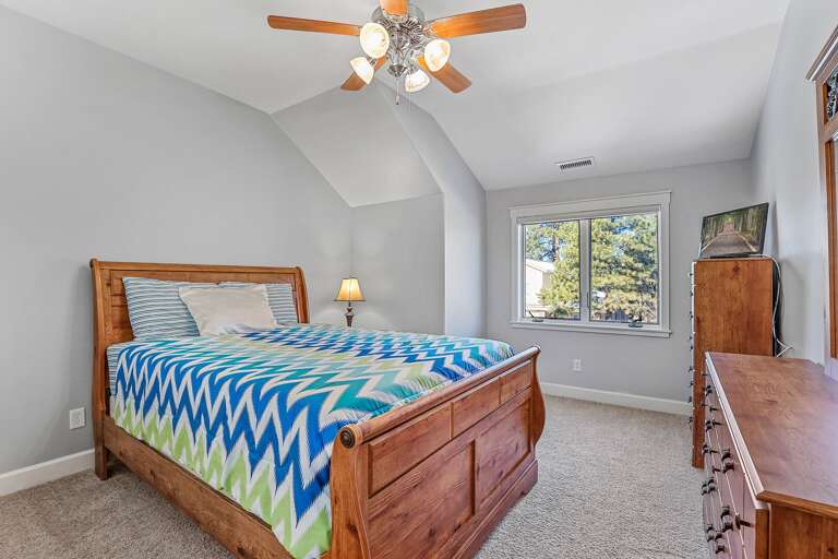 Guest Bedroom 1 - 2nd Floor: Queen bed with a memory foam topper, cable TV, two dressers, and an end table. Guest Bedroom 1 - 2nd Floor: Queen bed with a memory foam topper, cable TV, two dressers, and an end table.