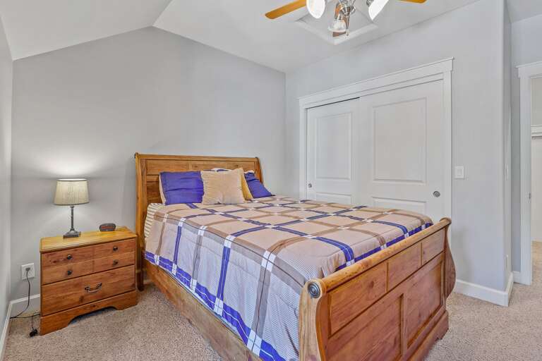 Guest Bedroom 2 - 2nd Floor: Queen bed with a memory foam topper, cable TV, two dressers, and an end table. Guest Bedroom 2 - 2nd Floor: Queen bed with a memory foam topper, cable TV, two dressers, and an end table.
