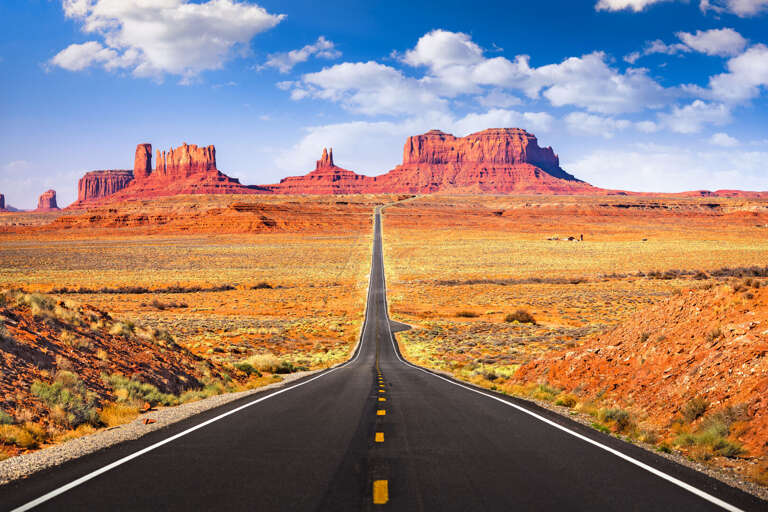 US Route 163 to Monument Valley - Forrest Gump Point US Route 163 to Monument Valley - Forrest Gump Point