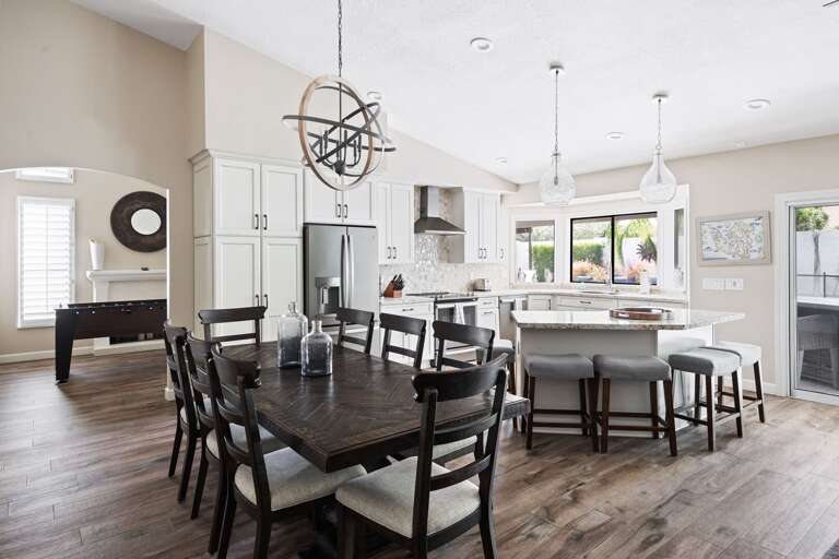 Fully Equipped  Kitchen w/ Seating for 9+ Guests Fully Equipped  Kitchen w/ Seating for 9+ Guests