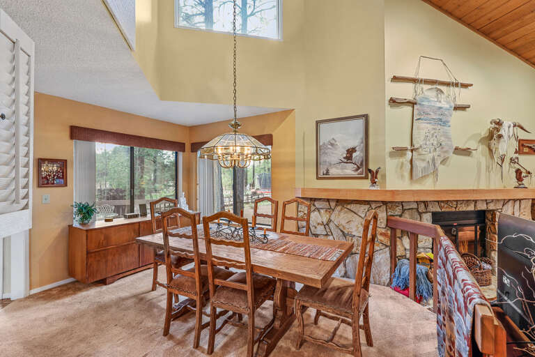 Open concept connects dining and living areas Open concept connects dining and living areas