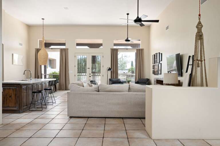 Inside the living room you have multiple seating options. Inside the living room you have multiple seating options.