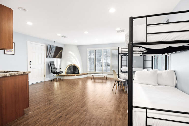 Bedroom Three w/ 2 Twin Bunk Beds & TV Bedroom Three w/ 2 Twin Bunk Beds & TV