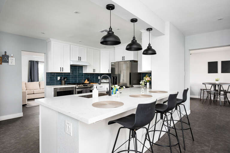 3 high top chairs in the action of the cooking. 3 high top chairs in the action of the cooking.