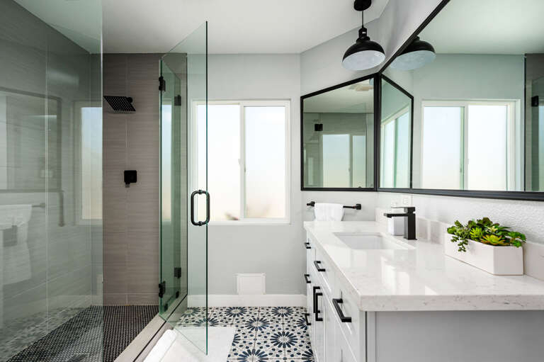 Walk-in shower Walk-in shower