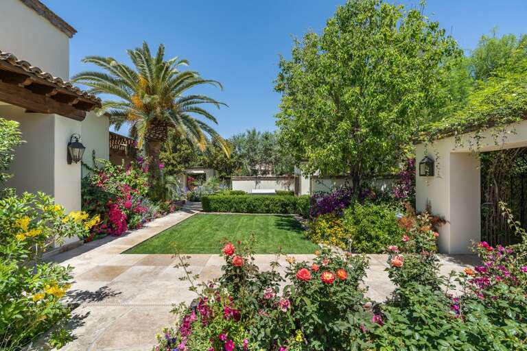 Courtyard in full bloom!