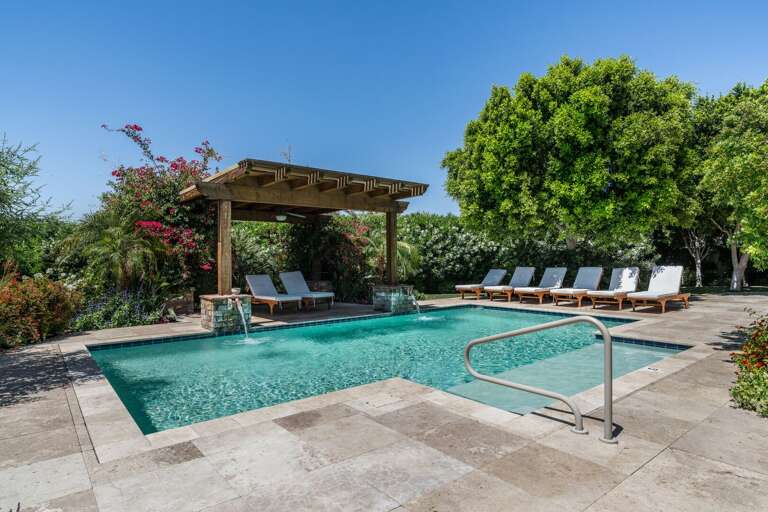 Plenty of seating around the pool!