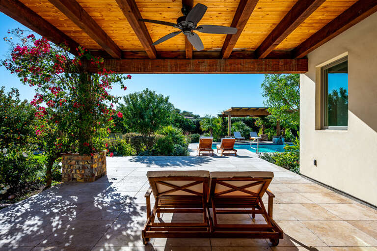 Walk out the master bedroom to your own patio space.