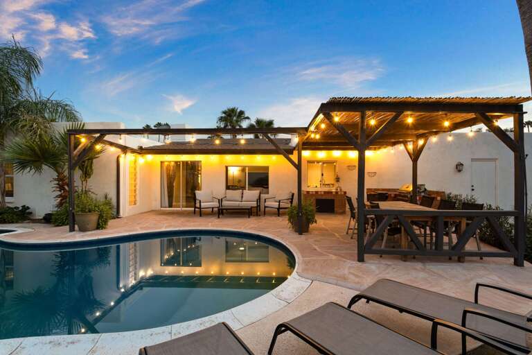 Pool, Outdoor Dining Area, and Grill
