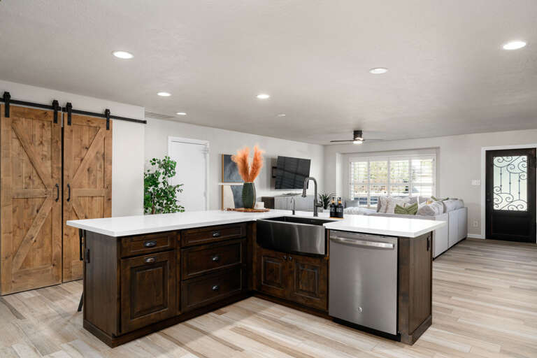 Open floor plan for the main living areas. Open floor plan for the main living areas.