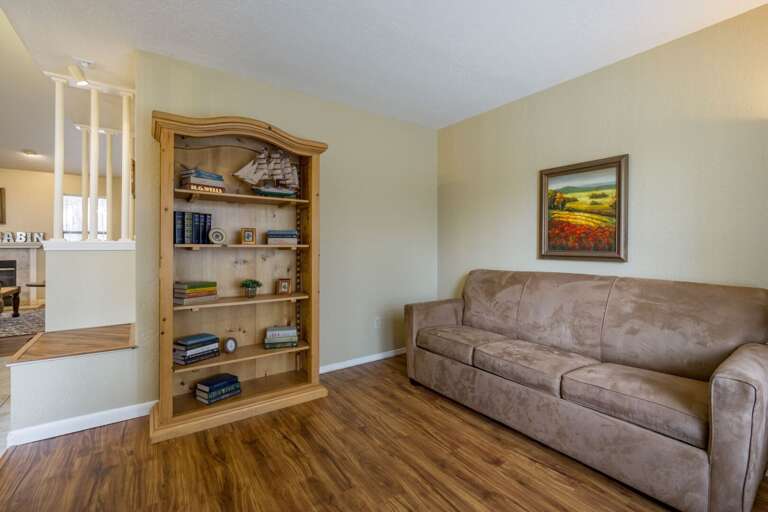 Cozy den is prefect place to cuddle up with a good book