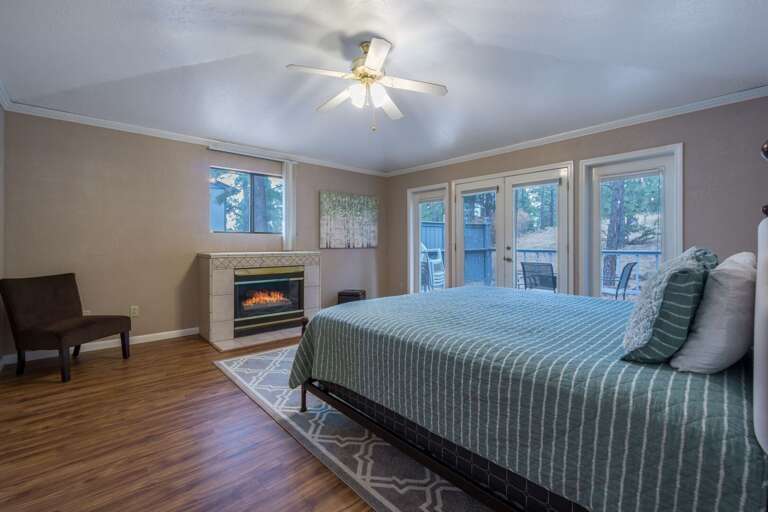 King bedroom, offering the ultimate comfort for a restful night's sleep.