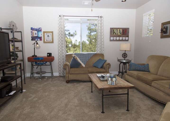 Warm and inviting living room, the perfect space for relaxation and making memories.