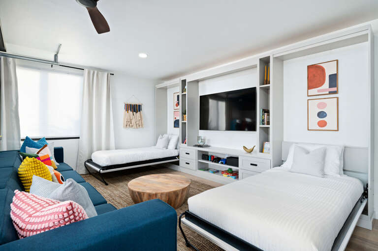 Two twin sized Murphy beds Two twin sized Murphy beds