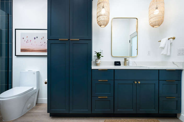 There is a walk in shower and full bathroom set up. This has direct access to the back yard for easy access. There is a walk in shower and full bathroom set up. This has direct access to the back yard for easy access.