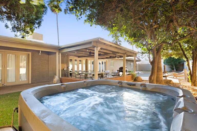 Hot Tub Near Sheltering Trees Hot Tub Near Sheltering Trees